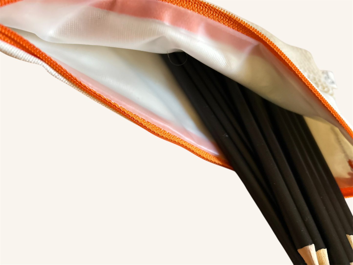 Estuche portalápices neceser de algodón orgánico