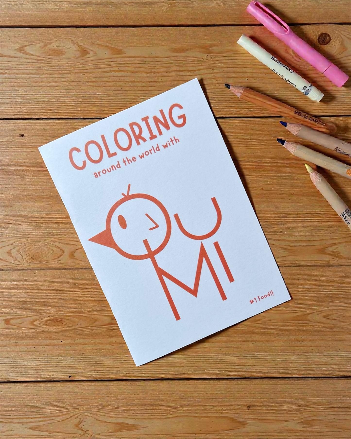 Libreta para colorear #1 Food