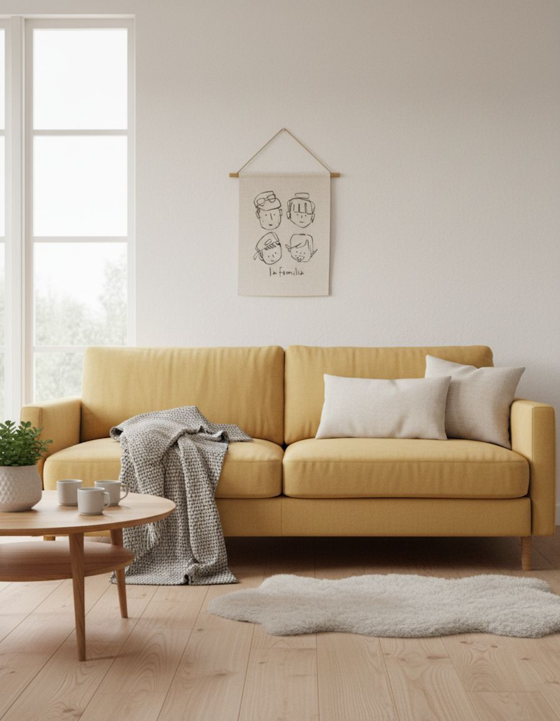 Tapiz · Retrato "Sencillito" en algodón orgánico