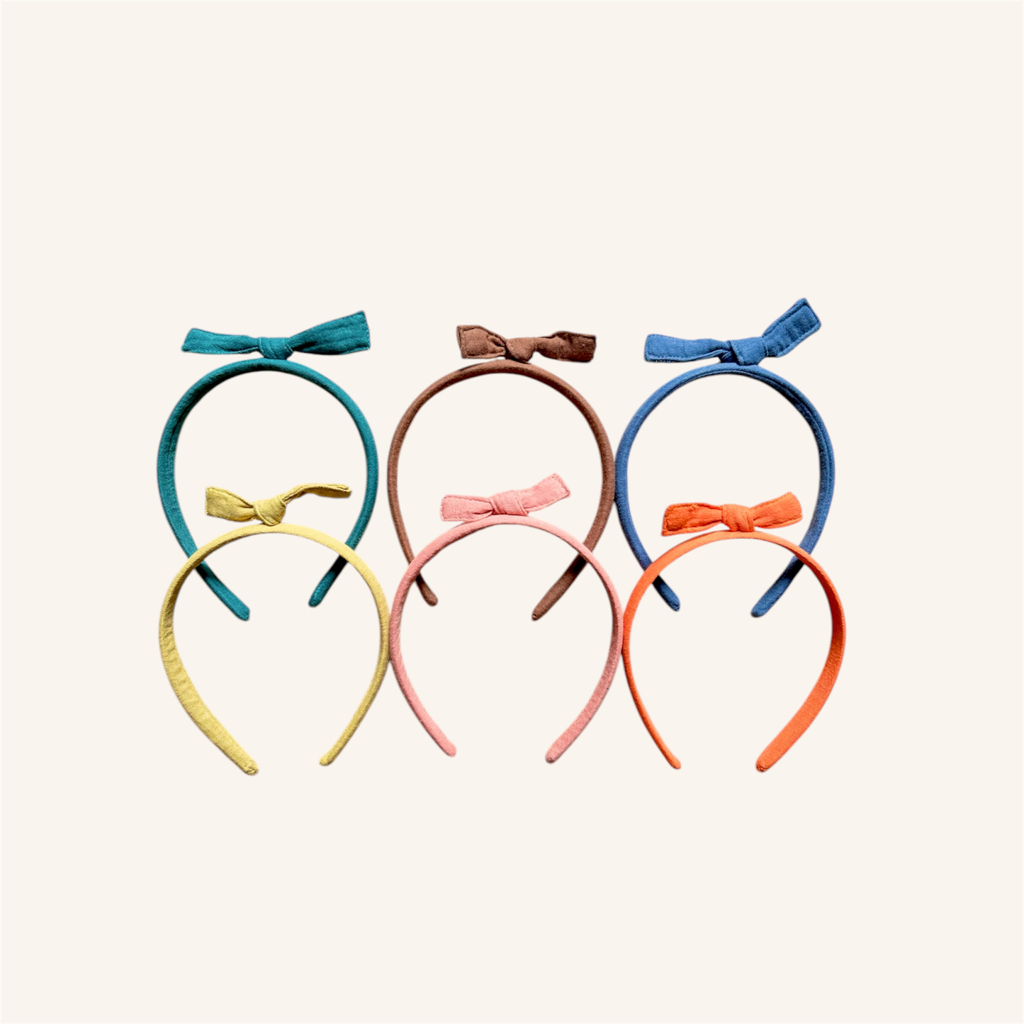 diademas niñas: rosa, naranja, azul, amarilla, verde