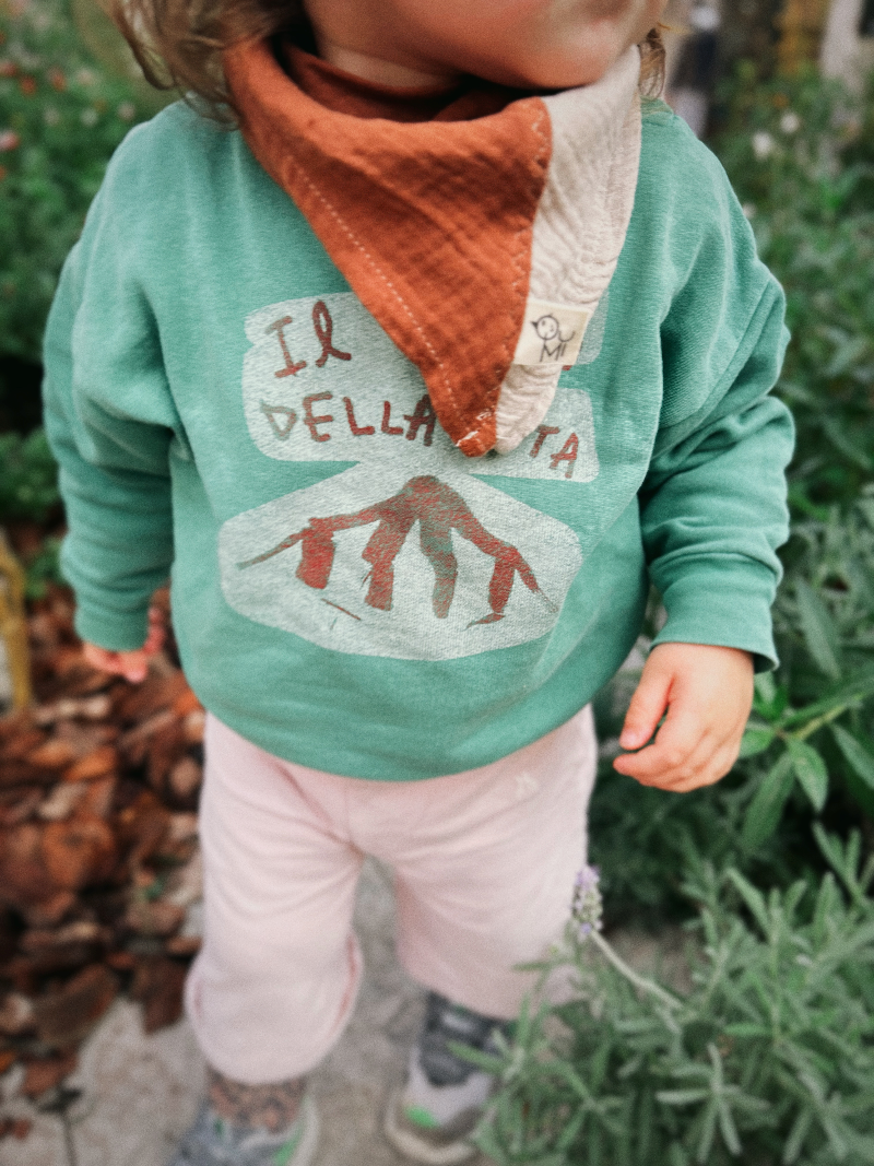 Bandana bicolor de algodón orgánico