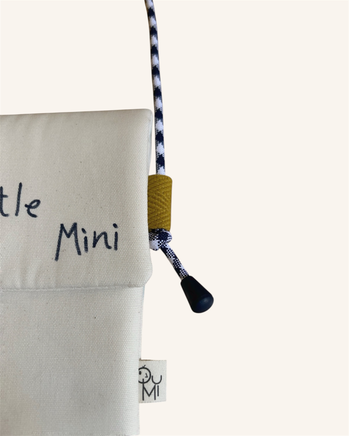 Mini bandolera cruzada de algodón orgánico